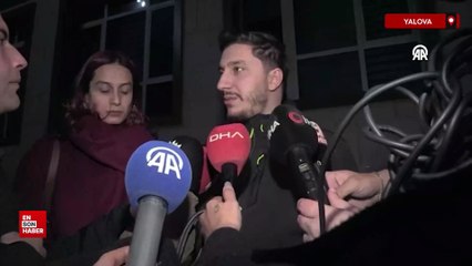 Sanatçı Gül Tut'un ölümüyle ilgili oğlu Tuğberk Yağız Gülter Yalova Adliyesinden ayrıldı