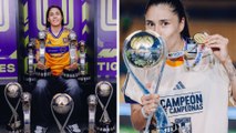 Lizbeth Ovalle obtiene el Premio Marta al Mejor Gol gracias al escorpión que hizo con Tigres; Gianni Infantino la felicita