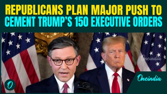 U.S BREAKING: House GOP to Lock In Trump’s 150 Executive Orders Into Law in January 2025 | U.S News