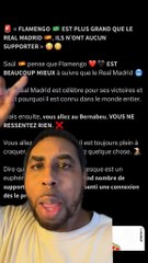 « Flamengo plus grand que le Real Madrid… ils n’ont aucun supporters » Saul Niguez ex joueur de l’Atletico Madrid