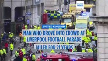 Driver who ploughed into crowd at Liverpool football parade jailed for over 21 years