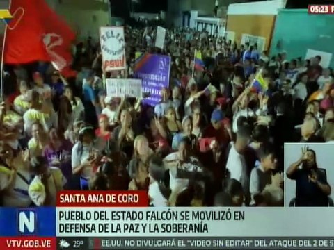 Falcón | Pueblo de Coro se movilizó en respaldo a la Revolución Bolivariana