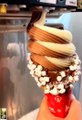 ice Cream cone chocolat #icecream #food #dessert #chocolate #cake #foodie #gelato #sweet#streetfood