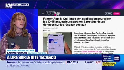 À lire sur le site Tech&Co : FantomApp, la Cnil lance son application pour aider les 10-15 ans, ou leurs parents, à protéger leurs données sur les réseaux sociaux, par  Salomé Ferraris - 16/12