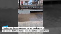 Imágenes de las lluvias en Barcelona