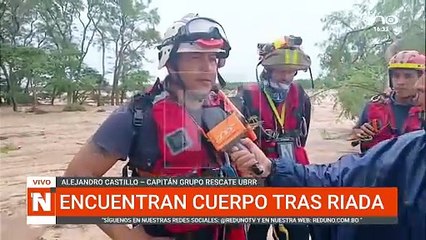 ENCUENTRAN CUERPO TRAS RIADA