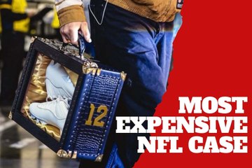 Rams Puka Nacua stuns with a luxurious gold and diamonds custom case