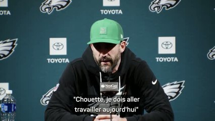 Philadelphia Eagles - Sirianni : "Le plaisir, c'est le plus important"