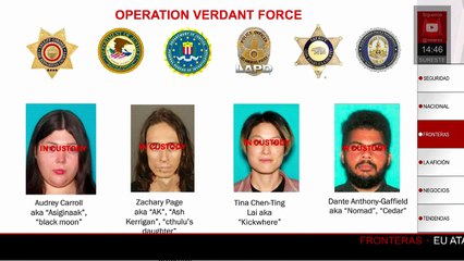 Detienen en Estados Unidos a cuatro personas por presunto plan de ataque terrorista