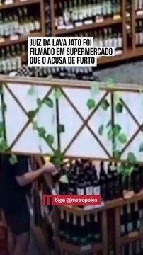 Escándalo en Brasil: Juez federal de casos Lava Jato es filmado robando botellas de champagne