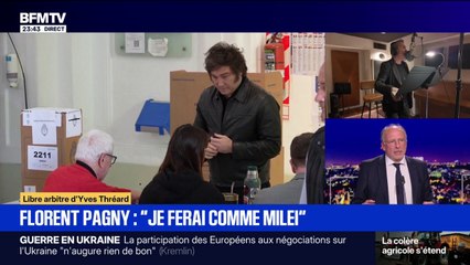 LIBRE ARBITRE D’YVES THRÉARD – Le dirigeant argentin Javier Milei se réjouit du soutien de Florent Pagny
