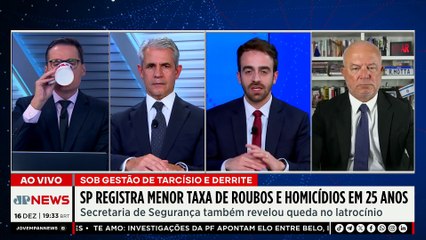 São Paulo registra menor taxa de roubos e homicídios em 25 anos