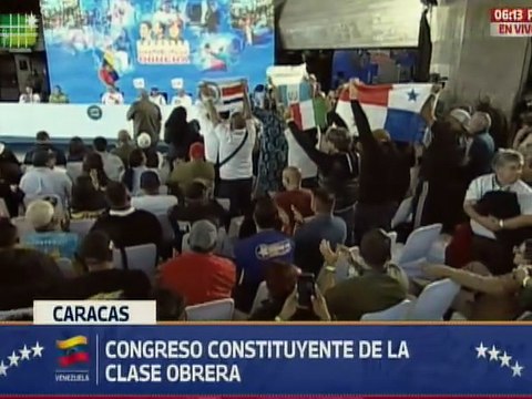 Delegados de trabajadores del mundo se solidarizan con la Revolución Bolivariana