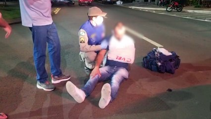 Entregador fica ferido ao se envolver em acidente no Bairro Coqueiral