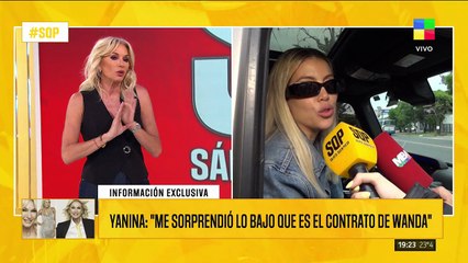 "Me quedé helada": Yanina Latorre sorprendió al hablar del sueldo de Wanda Nara en Telefe
