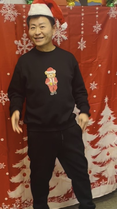 The social workers from the Carter Burden Network on Roosevelt Island celebrated Christmas with Nelson Wang. This video was shot on December 16, 2025, at 546 Main Street, New York, NY 10044.