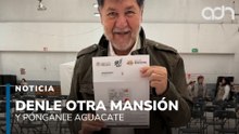 Ahora si podrá pagar su mansión de 12 millones. Noroña ya recibió su Pensión del Bienestar