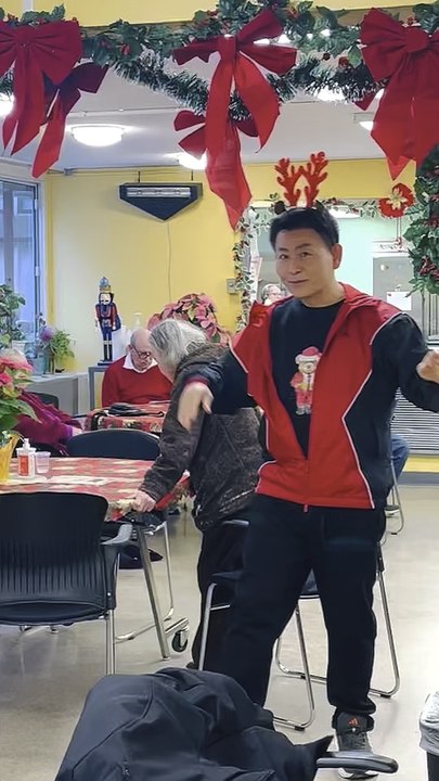 Members of the Carter Burden Network on Roosevelt Island celebrated Christmas together, and Nelson Wang was also present. This video was filmed on December 16, 2025, at 546 Main Street, New York, NY 10044.