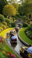 Cruising the miniature canal #canal #british #canalboat #narrowboat #boating