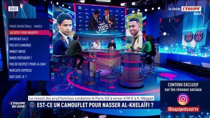 61M€ pour Mbappé : Véritable camouflet pour Nasser Al-Khelaïfi ? - L'Équipe du Soir - extrait