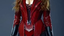 #elizabetholsen Elizabeth Olsen takes off her jacket in AI Generated #fyp #marvel #viralvideo #avengers