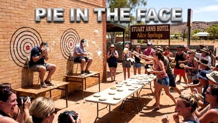 Pie In The Face Stuart Arms hotel Alice Springs Northern Territory Australia