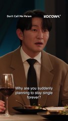 He wanted life long commitment, she wanted a short fling 😞 #dontcallmemaam #kdrama #kocowa