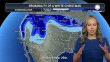 Where are your best chances for a white Christmas this year?
