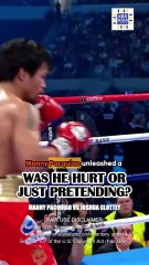 ACTING or HURT? Manny Pacquiao's SNEAKY left hook TELLS the STORY!