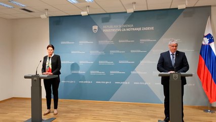 Izjava za medije ministrov za infrastrukturo in notranje zadeve Alenke Bratušek in Boštjana Poklukarja