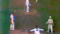 Martin Crowe Clean Bowled Mohsin Khan for Duck 2nd ODI, Faisalabad, November 23, 1984