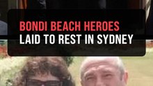 Couple who confronted Bondi beach attacker laid to rest in Sydney