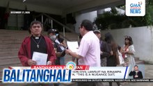 Rep. Vargas sa class action civil lawsuit na isinampa laban sa kaniya at iba pa - "This is a nuisance suit; It's relly political" | Balitanghali