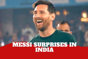 Lionel Messi’s India visit begins amid chaos and power but ends in something completely unexpected