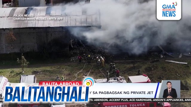 Hindi bababa sa 6, patay sa pagbagsak ng private jet | Balitanghali