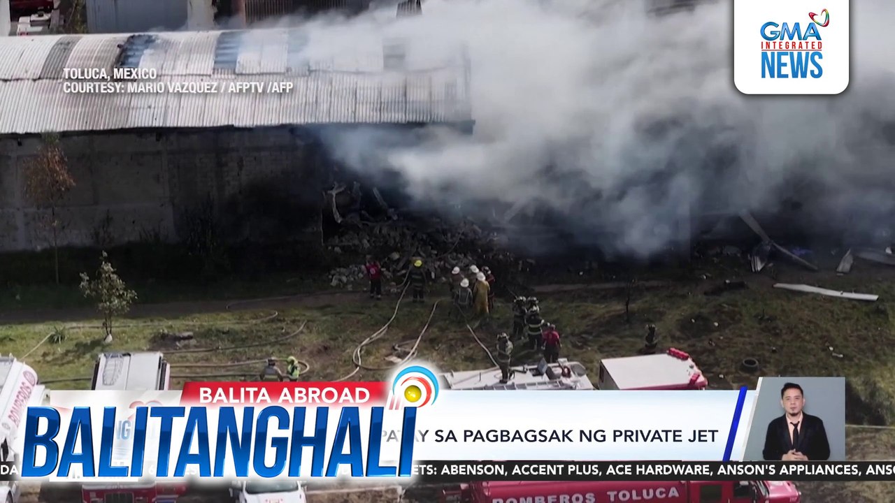 Hindi bababa sa 6, patay sa pagbagsak ng private jet | Balitanghali