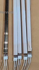 7000w MedShort Wave Gold Reflector Infrared Quartz Heating Lamp for Plastic Welding