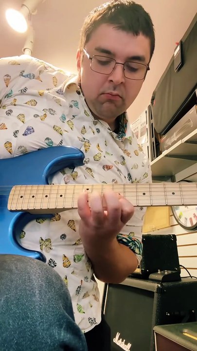 Example of Melodic Scales for Electric Guitar