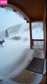 Deer Survive Avalanche with Instinct! Deer use instinct to survive an avalanche. #fblifestyle #AI Generated using Kling AI . . . (For entertainment purposes only. Consult professionals if guidance on activities is presented. No brand affiliation is implie