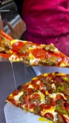 Crispy meat lovers pizza from Burattino 🤌🏻