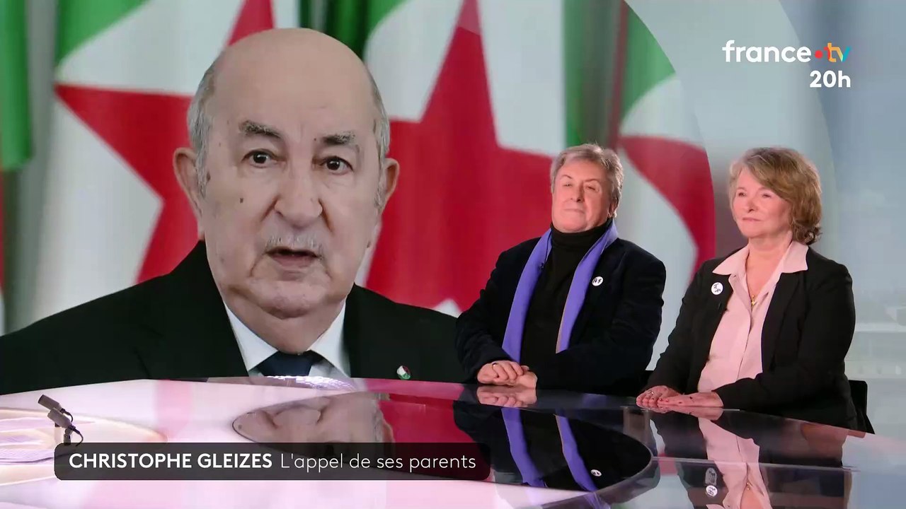 Regardez la mère du journaliste français Christophe Gleizes qui, au 20h de France 2, s' adresse directement au Président Algérien pour lui demander la grâce de son fils