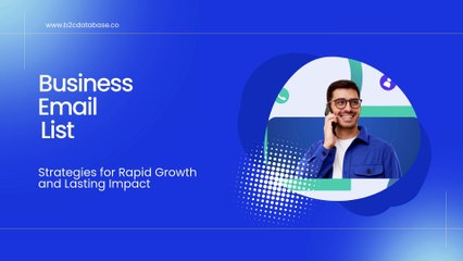 Business Email List & Business Email Data | Verified Business Mailing Database – B2C Database