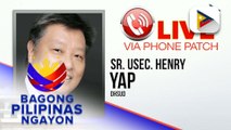 Panayam kay DHSUD Sr. Usec. Henry Yap ukol sa price ceiling sa socialize housing at ang bagong rental increase cap