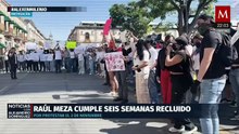 Se cumplen seis semanas del arresto de Raúl Meza tras protestar en Michoacán