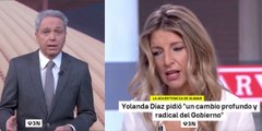 Vicente Vallés desinfla el rebote de Yolanda Díaz con el Gobierno Sánchez: 