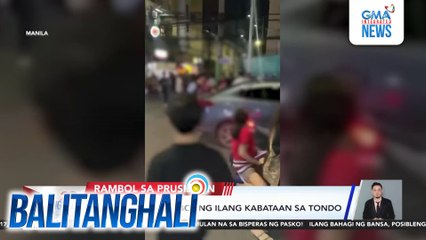 2, sugatan sa rambol ng ilang kabataan sa Tondo | Balitanghali