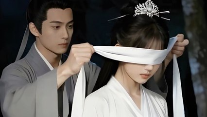 He has a crush on Xiaolongnu and is unable to restrain himself so he blindfolds Xiaolongnu when she is immobilised by Ouyang Feng《神雕侠女》，小龙女和尹志平的激情戏片段 Condor Heroes 神鵰俠侶 小龍女 The little dragon girl Jin Yong (Louis Cha)