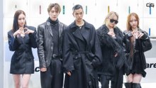 올데이프로젝트(ALLDAY PROJECT), 전원 올블랙 패션으로 성수 팝업 방문 #올데이프로젝트 #alldayproject