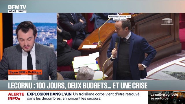 SIGNÉ BFM - Sébastien Lecornu fête ses 100 jours à Matignon: C'est peut-être le plus dur qui commence