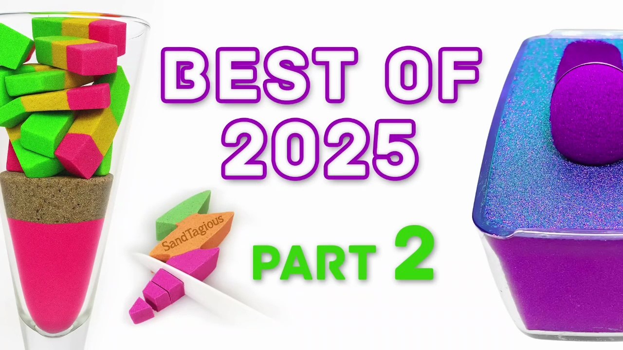 Kinetic Sand ASMR Carving – Oddly Satisfying #052